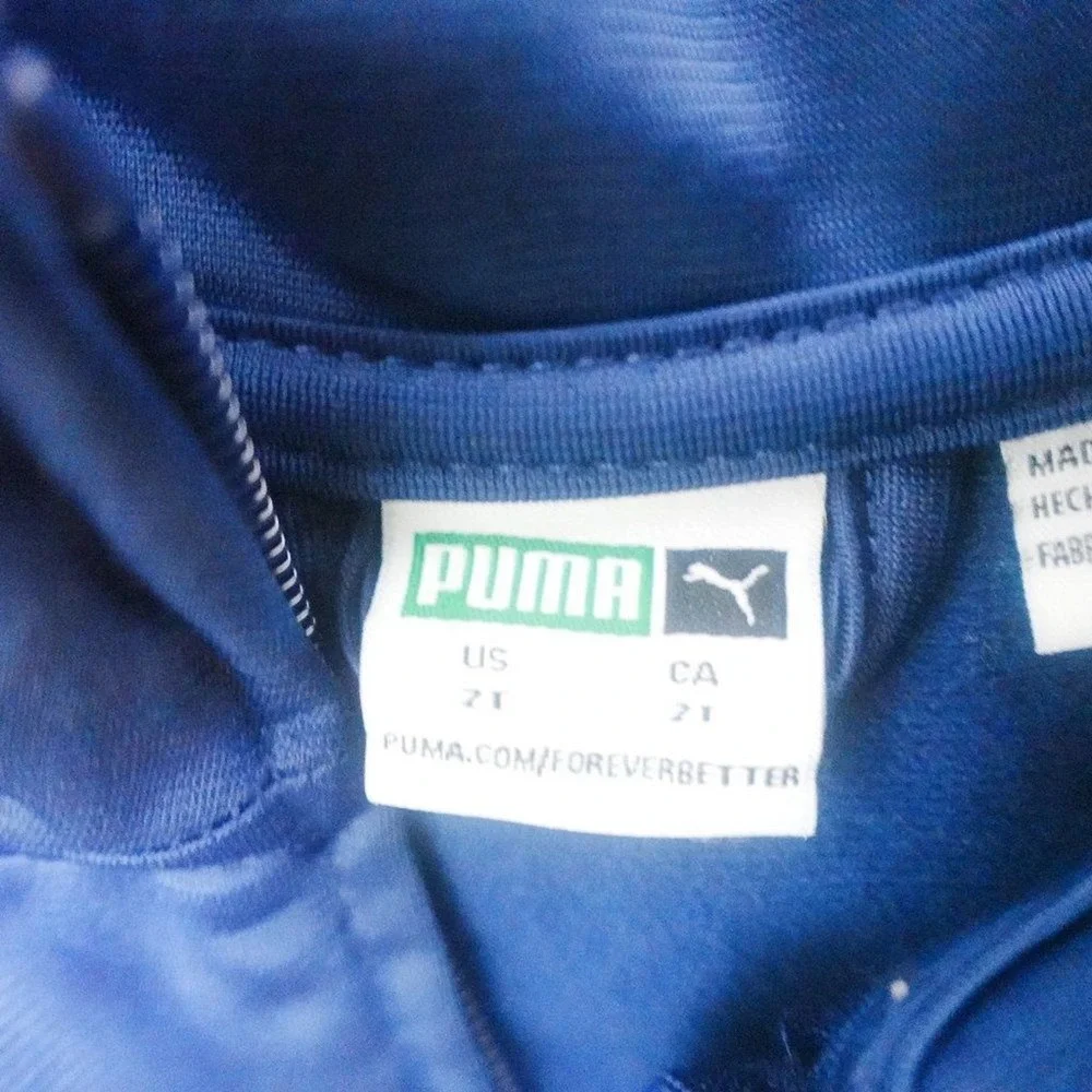 Puma Long Sleeve‎ Athletic Jacket Logo Blue Size 24 Months